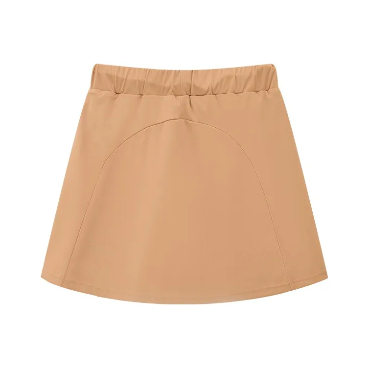 VIVI CYCLE Yoga Skirts Women's Umber Yellow-5