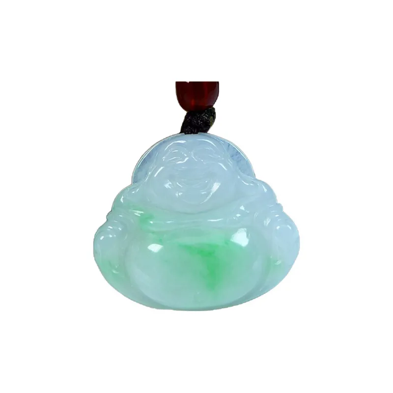 Jade Blossom Glutinous Jade Jadeite Pendants Unisex-0