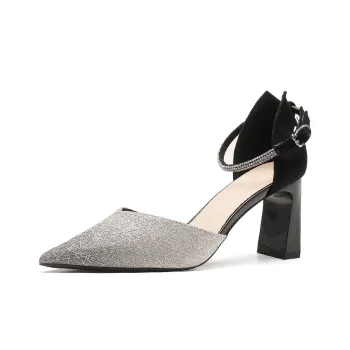 Zubumei Chunky Heel High Heels Women's