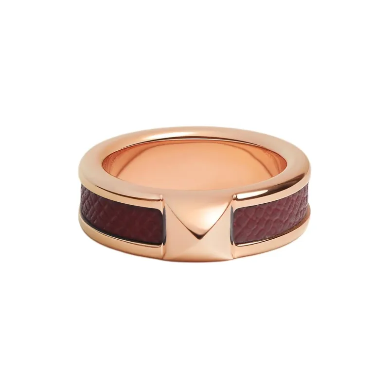 HERMES Metal Rings Women's Rose Gold-0