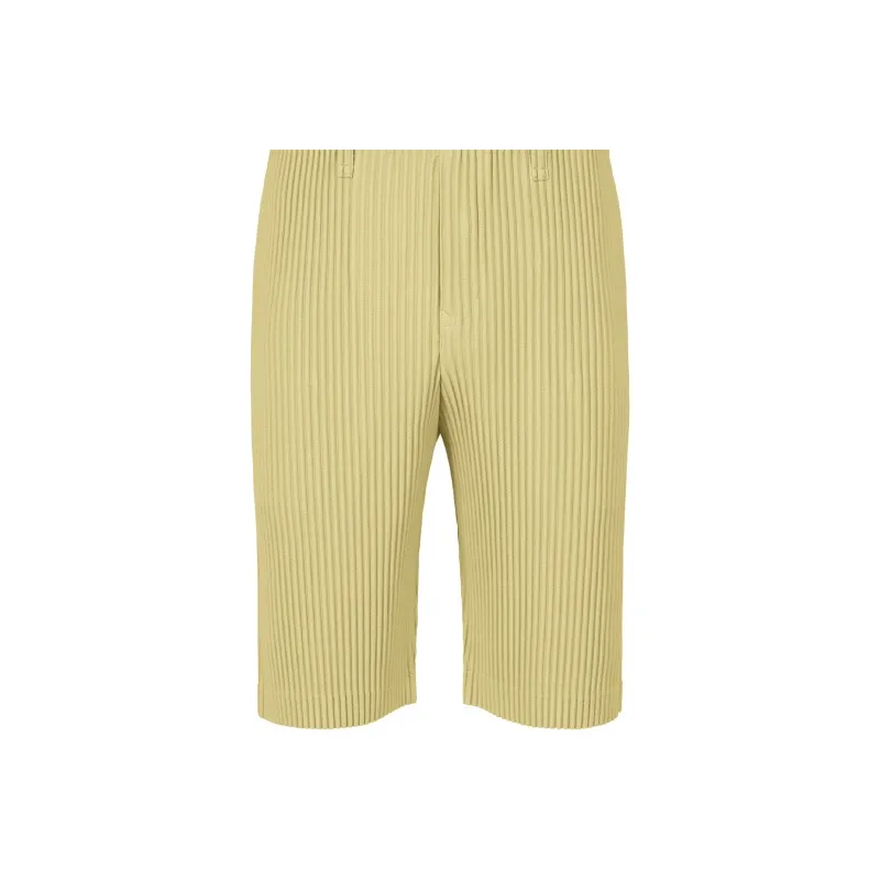 Homme Plissé Issey Miyake Casual Shorts Men's Grass Green-1