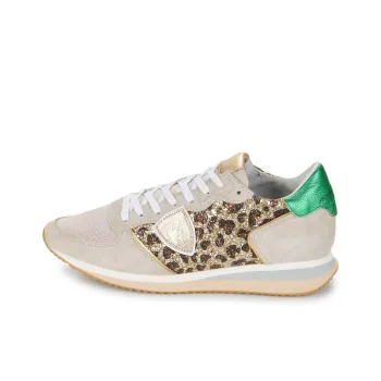 PHILIPPE MODEL TRPX Abrasion Resistant Low Top Casual Shoes Women's Multicolor
