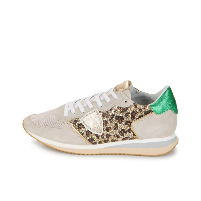 PHILIPPE MODEL TRPX Abrasion Resistant Low Top Casual Shoes Women's Multicolor-0