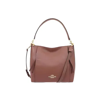 COACH Marlon Leather Shoulder Bag Handbag Shoulder Bag Women's Brown