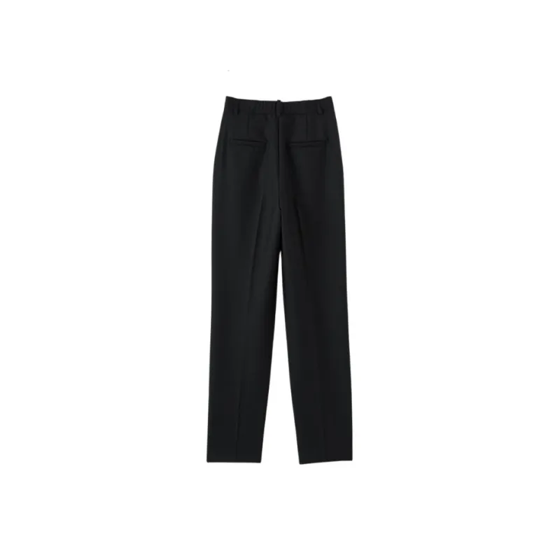 Late White Casual Pants Women's-1