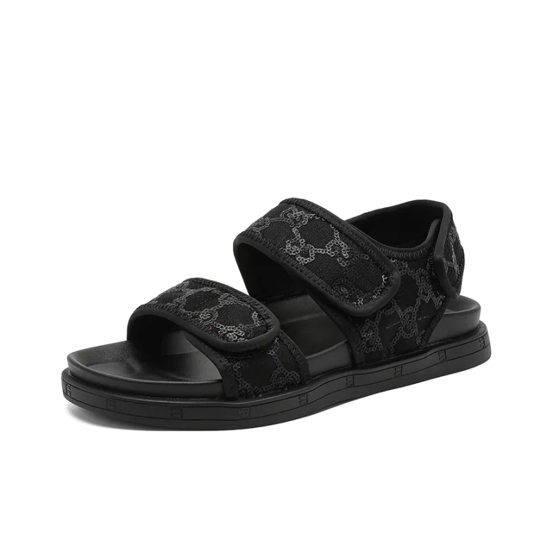 Cachiotti Beach Sandals Men's Black-1