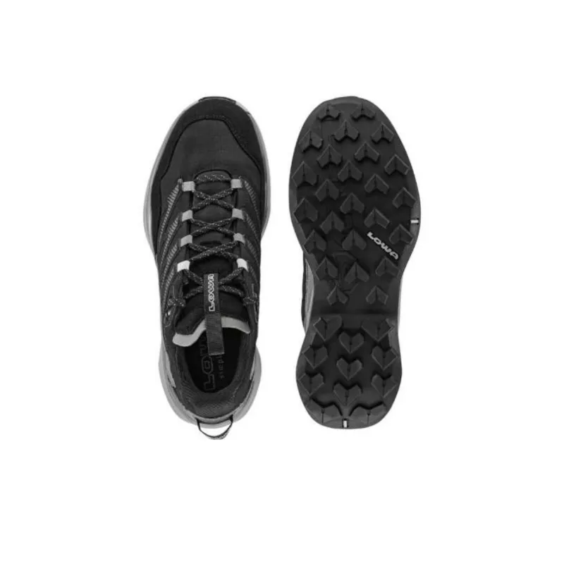Lowa Maddo Low Top Hiking Shoes Men's Black-4