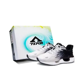 TEPOR Running Shoes Unisex Low Top Starry Black/Starry Gray/Starry Blue