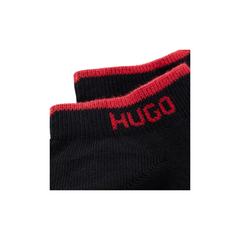 HUGO BOSS Ankle Socks Women's 2 Pack Black-1