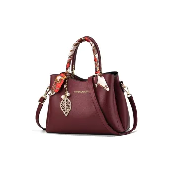 GATOER PU Handbag Regular Women's Ecru/Black/Burgundy/Blue/Maroon