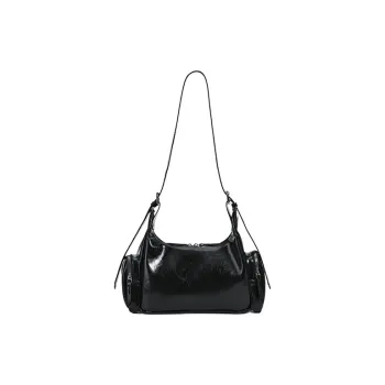Yalu PU Shoulder Bag Women's Black/Red/Coffee