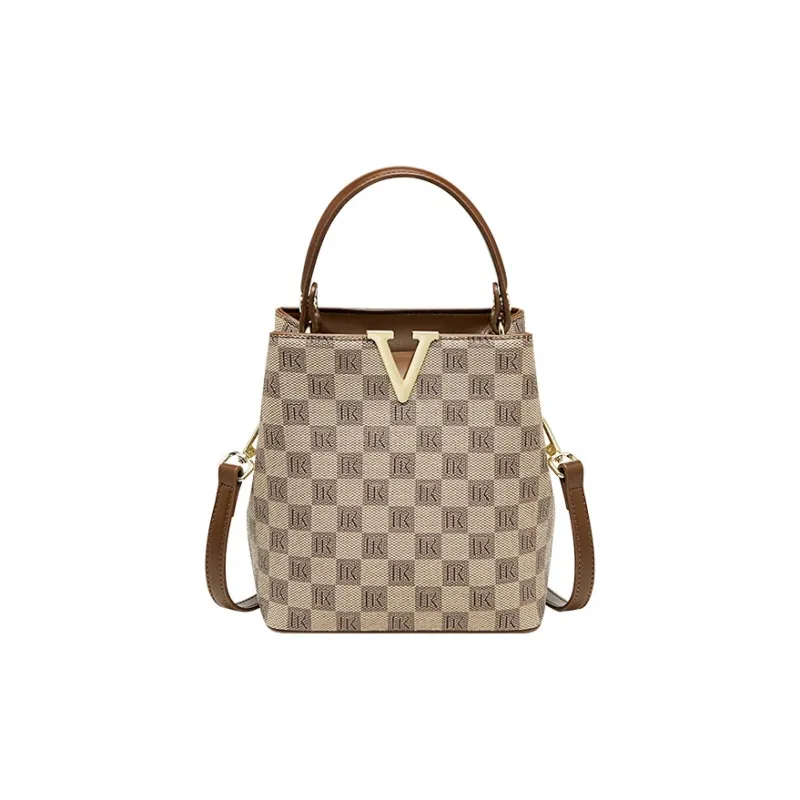 CNNCOO PVC Handbag Women's Khaki-5
