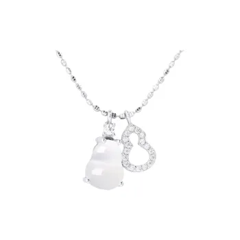 CHINA GOLD Natural Chalcedony Necklaces Women's