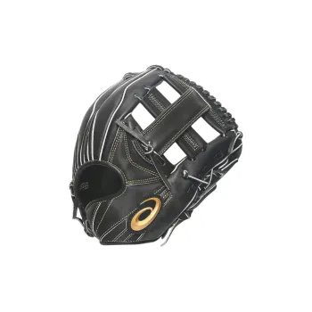 Asics Baseball Gloves Catcher's Glove Leather Unisex Black