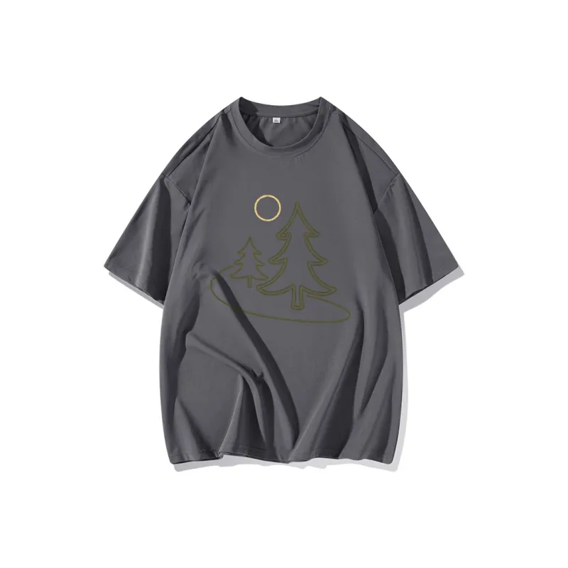 FAIRWHALE Drop Shoulder Sleeve T Shirt Women's-12