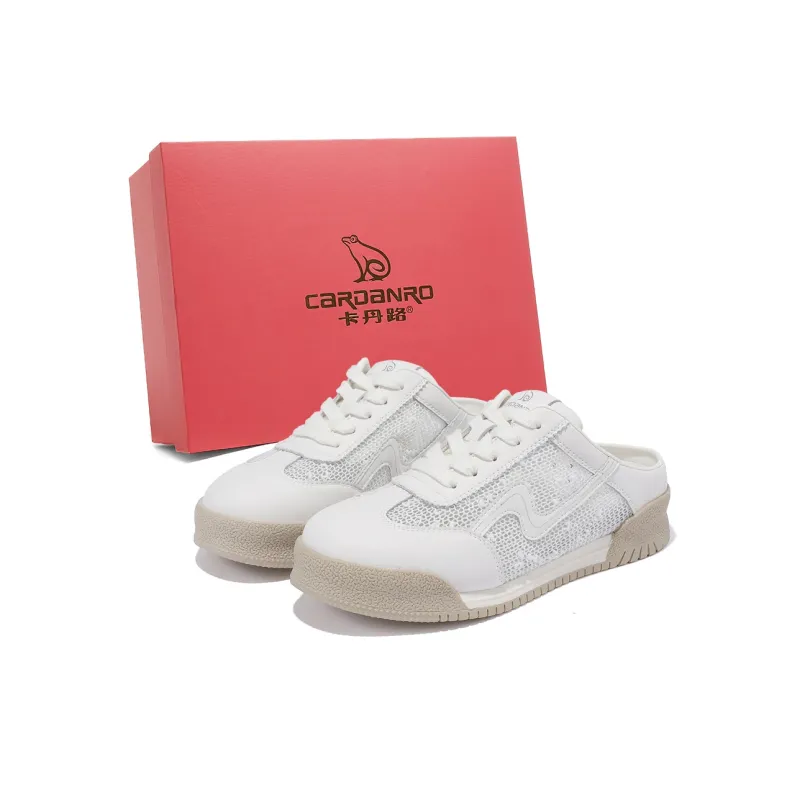 CARDANRO Odor Resistant Abrasion Resistant Slip Resistant Closed Toe Slippers Women's-5