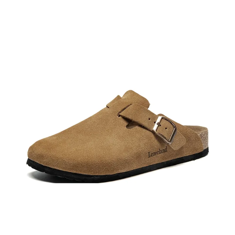 LEAVELAND Closed Toe Slippers Men's-1