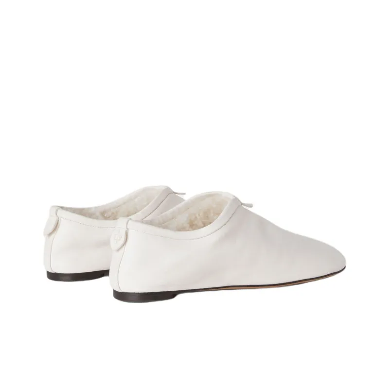 Loro Piana Cocooning Floaty Casual Single Shoes Women's White-3