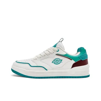 Dickies Low Top Skateboard Shoes Men's White Lake Blue
