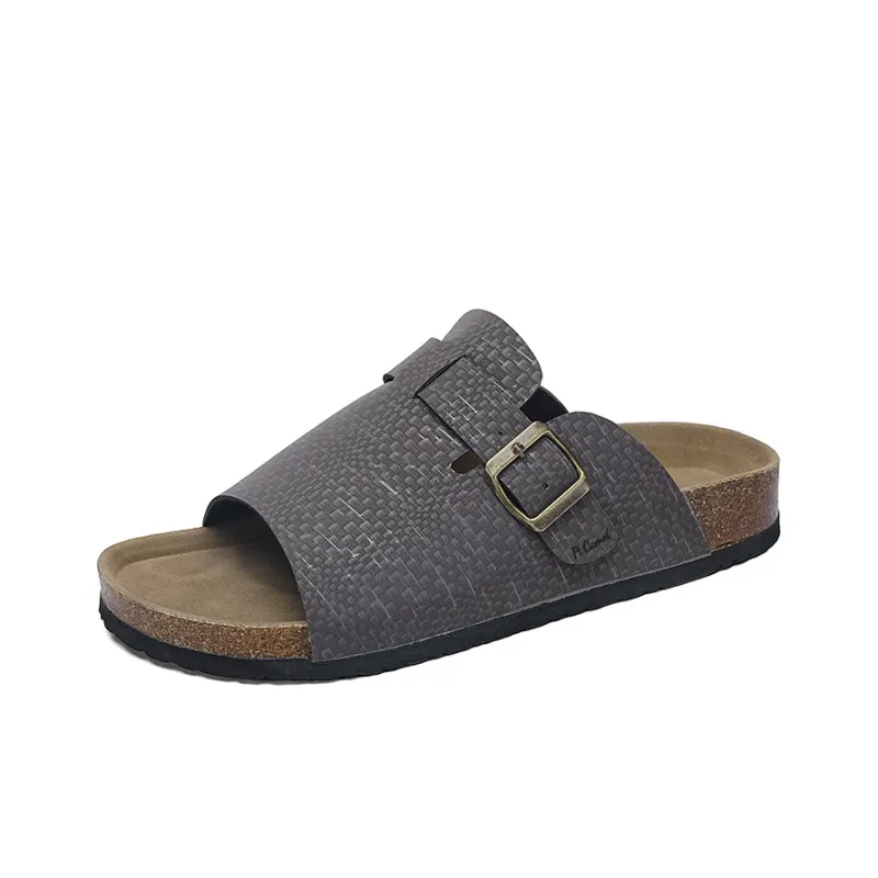 PROTECTCAMEL Slip Resistant Abrasion Resistant Slide Slippers Men's-5