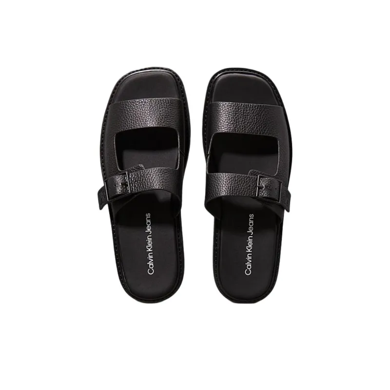 CKJ CALVIN KLEIN JEANS Slide Slippers Men's Brown-3