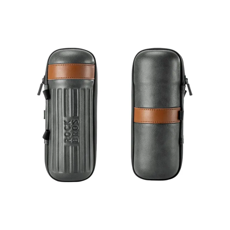 ROCKBROS Cycling Gear Storage Canister Out Unisex Capacity 0.73 Liters Black Gray-3