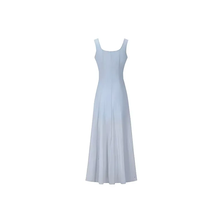 SISC Slip Dresses Women's Blue-1