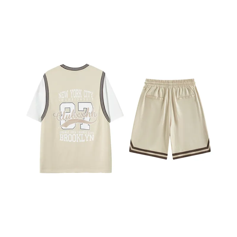 Clubxxhh Casual Sportswear Unisex Khaki-1