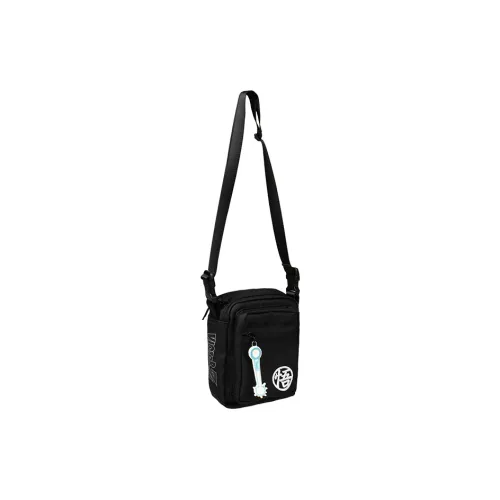 VICTOR PU Crossbody Bag Regular Unisex Black