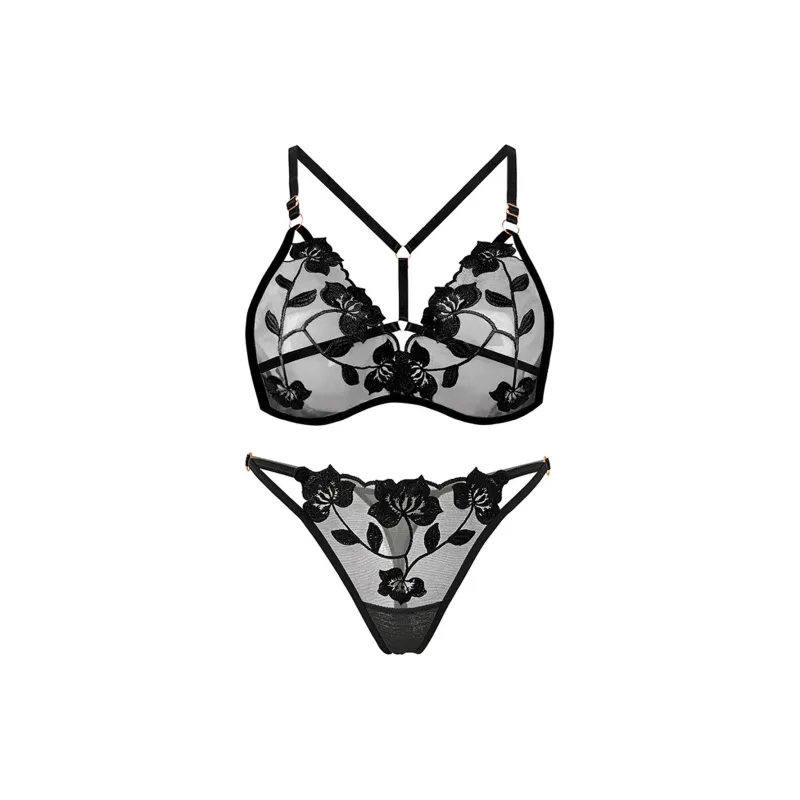 Flowers In Water Underwear Set Women's-0
