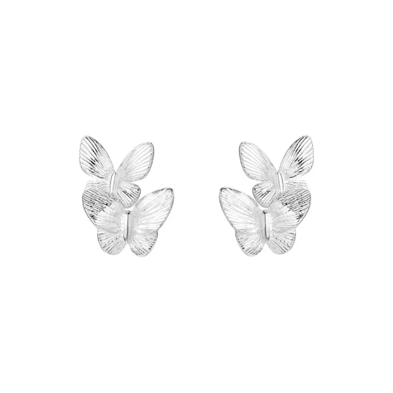 Hurry That Year S999 Stud Earrings Women's-0