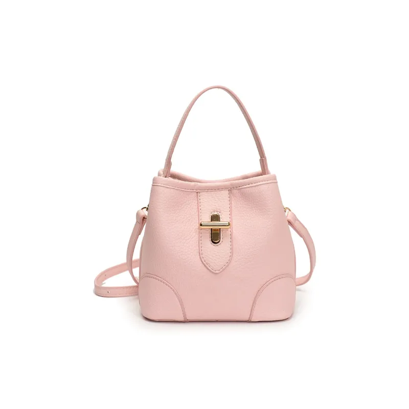 Morellybear PU Crossbody One Shoulder Handbag Women's White/Pink/Yellow/Blue/Black-7
