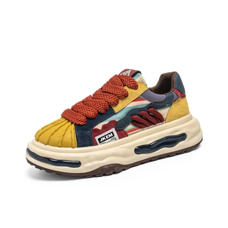 JKEM Cushioning, Breathable, Height Increasing Low Top Casual Shoes Men's-6
