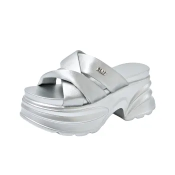 The Mystery Of Glamour PU Polyurethane Shock Absorbers Slide Slippers Women's