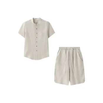 XUANSHENG Shirt Matching Set Men's