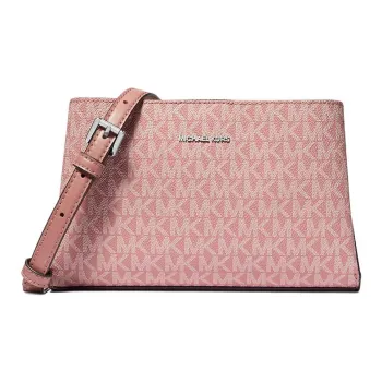 MICHAEL KORS Canvas Bag, Shoulder Bag, Crossbody Bag Trumpets Women's Fuchsia