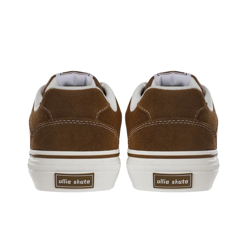 Ollieskate Wear resistant And Lightweight Low Top Skateboard Shoes Unisex Coffee-4