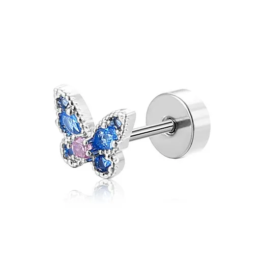 KwOnline Copper Stud Earrings Women's-3