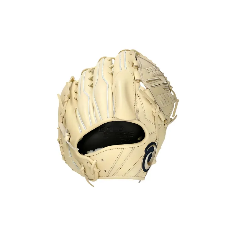 Asics Baseball Gloves Pitcher Glove Leather Men's Gold-0