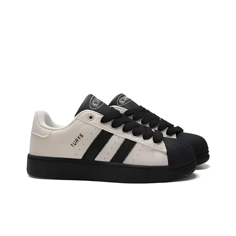 GULIA Low Top Skateboard Shoes Women's Reproduction White Black-1