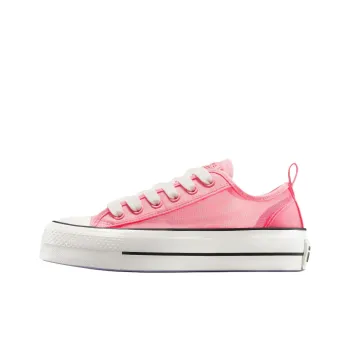 Converse Chuck Taylor All Star Lift Anti Slip Wear Resistant Low Top Canvas Shoes Women's Pink White