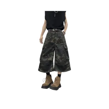 Weles Denim Shorts Unisex Camouflage