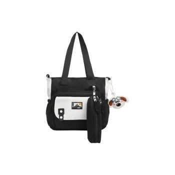 Wolfhorse Nylon Shoulder Bag, Crossbody Bag Women's Black/Pink/Purple/Yellow/Blue
