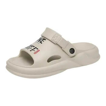 Le Drag Reversible Slippers White