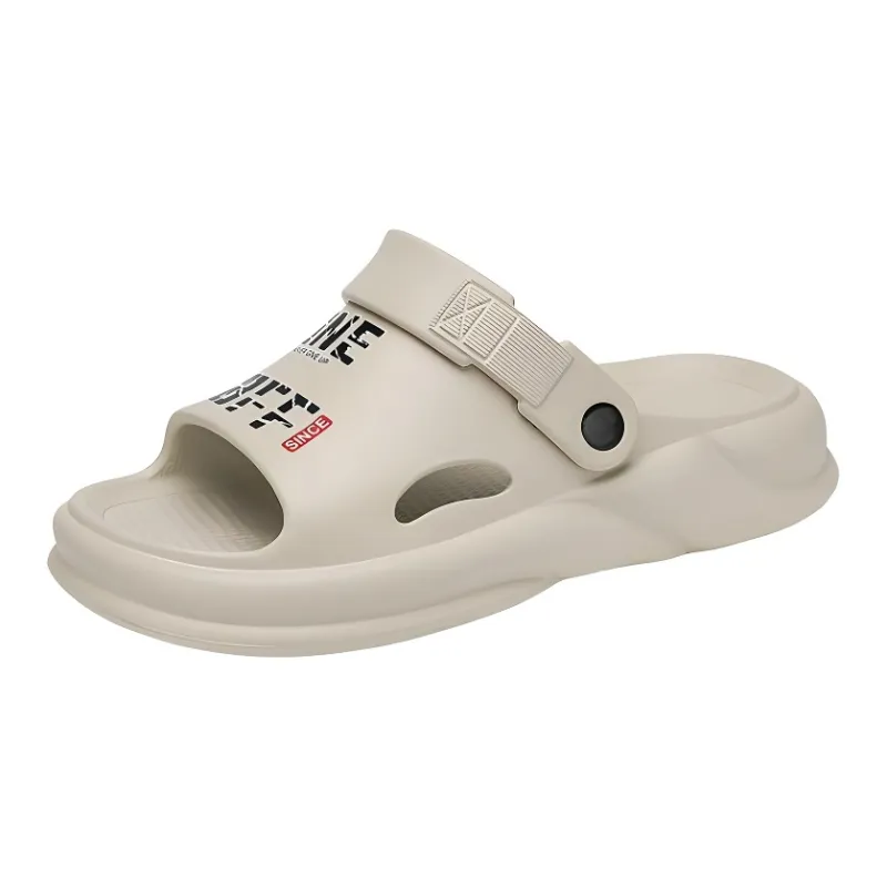 Le Drag Reversible Slippers White-8