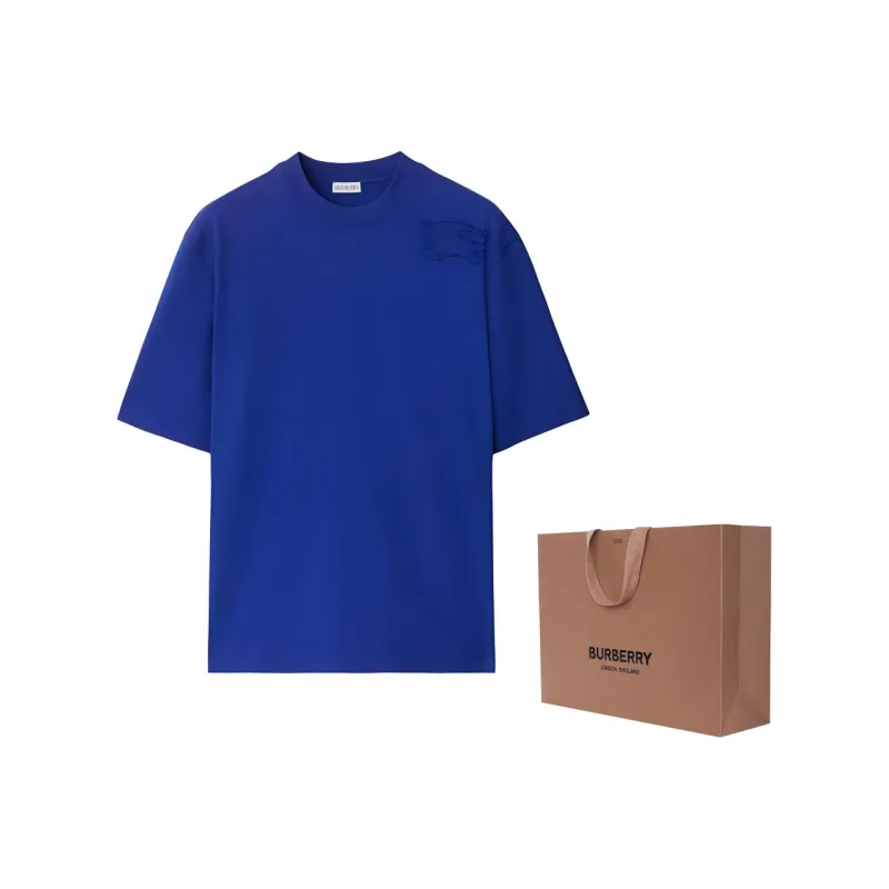 Burberry Equestrian Knight Cotton T-shirt-7
