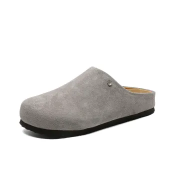 MUYI Rubber Sole Slip Resistant Closed Toe Slippers Unisex