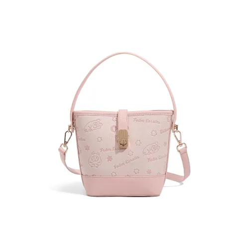CLEVER& KETCH PU One Shoulder Handbag Regular Women's Pink/Ecru