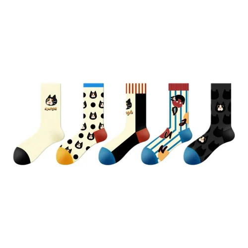 Gentle Welcome Mid Calf Socks Women's 5 Pack
