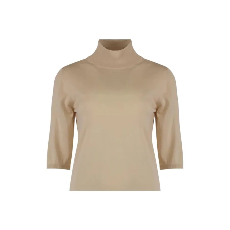 MaxMara High Neck Half Sleeved Jumper-2